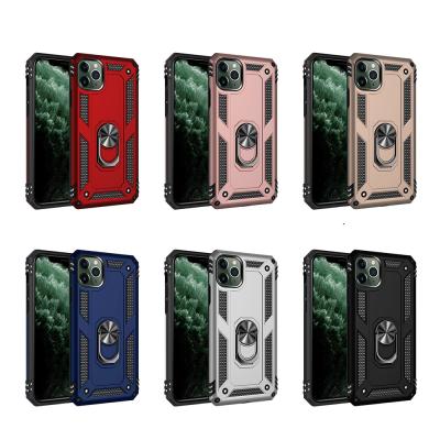 China Anti-fall Armor Case 2 In 1 Anti Scratch Shockproof Luxury Magnetic Mental Back Cover Case For iPhone 12 Pro Max Max for sale