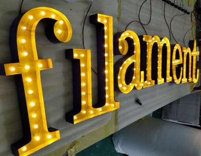 China Large Simple Modern Decorative Letters 4ft Vintage Letters Like Marquee Letter Light Up Sign For Sale Sign for sale