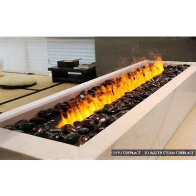 China Line Fireplace Decor Flame 3D Electric Fireplace With LED for sale