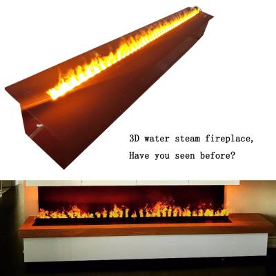 China high quality cool flame 3D water vapor wall mounted fireplace with touchable decor flame and remote control for sale