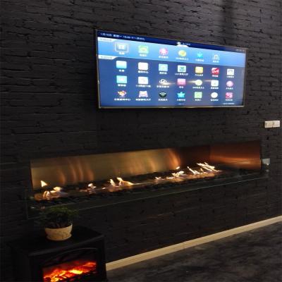 China Beautiful Smart Indoor Ethanol Fireplace Insert Burner For Heating Room for sale