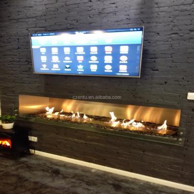 China Outdoor eco smart ventless fireplace with remote control for outdoor and indoor for sale