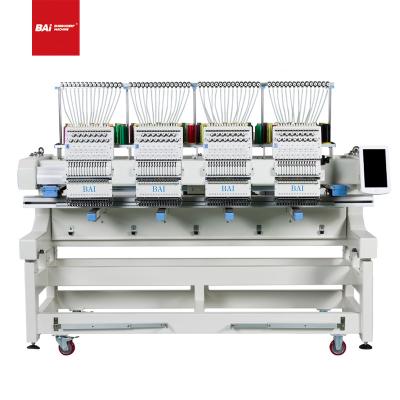 China Hotels BAI 4 Head Commercial Multifunctional Computer Embroidery Machine For T-shirt Flat Cap With Good Price for sale