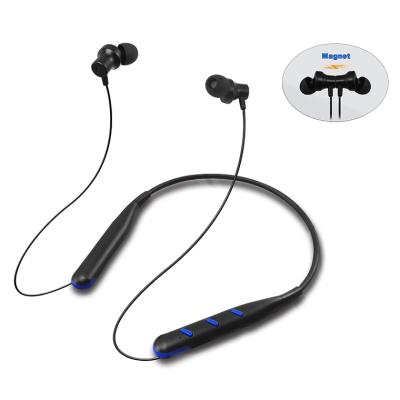 China Factory true neckband earphones neckband stereo wireless waterproof magnetic bluetoot wireless earphones for sale