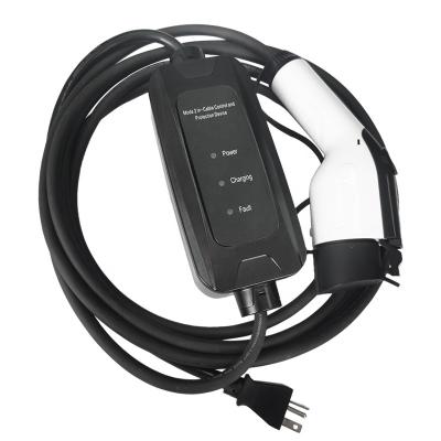 China New design manufacturers wholesale price ev charger TPU cable 5m 8a 16a 32a 7kw portable ev charger for sale