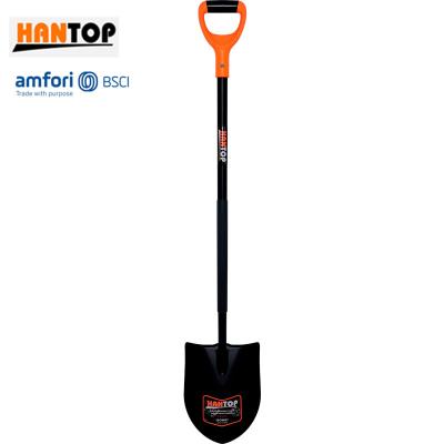 China High quality ergonomic shovel 21809 garden shovel all metal handle for sale