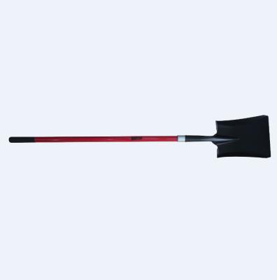 China Garden Shovel 76302-76304 Hantop Square Shovels With 32*3mm Fiberglass Handle for sale