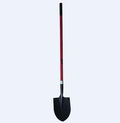 China 77301 / 77304 Hantop Round Type Garden Shovel Shovels With Fiberglass Handle for sale