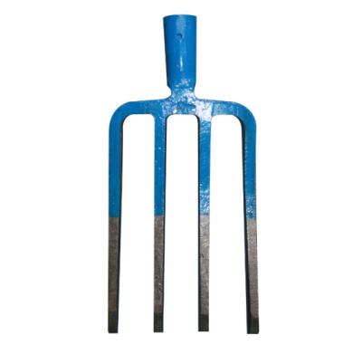 China High Quality Cardboard Steel F107 Hantop Garden Fork Head for sale