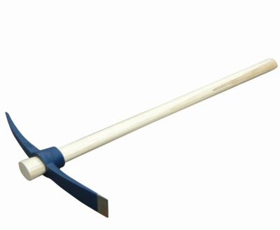 China Agriculture Garden Cultivating Pickaxe P415W Hantop High Quality Forged Steel Pick With Wooden Handle for sale