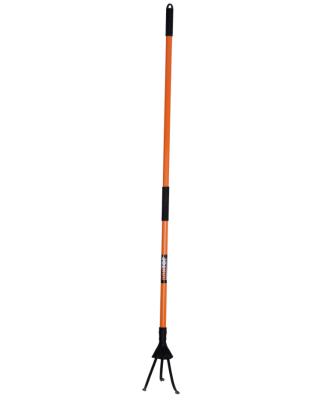 China 41639&41640 Garden Rake Cultivator With Fiberglass Handle for sale