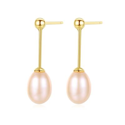 China Wholesale Bride TRENDY 925 Sterling Silver Pearl Earrings from 2020 fashion gold jewelry earring designs for sale