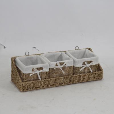 China Viable the newly designed high quality woven basket is cheap seaweed basket storage box for sale