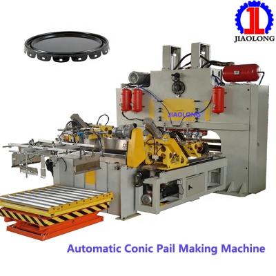 China Beverage China Metal Paint Bucket Bottom Lid Making Machine for sale