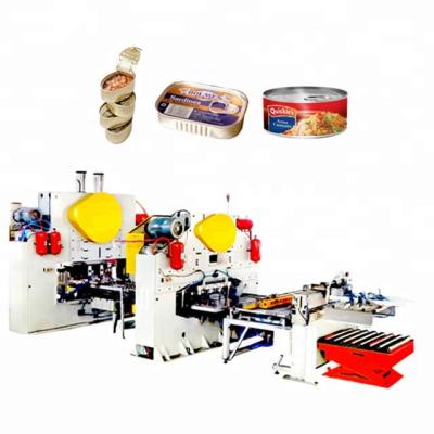 China Automatic 2-Piece Food Canning Making Machine Whole Line / Drinks / Lunch Meat Tin Can Making for sale