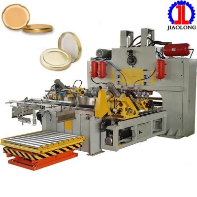 China Hot Sale Food Screw Metal Top Lid/Twist Off Caps Making Machine/Glass Jar Caps Making Line for sale