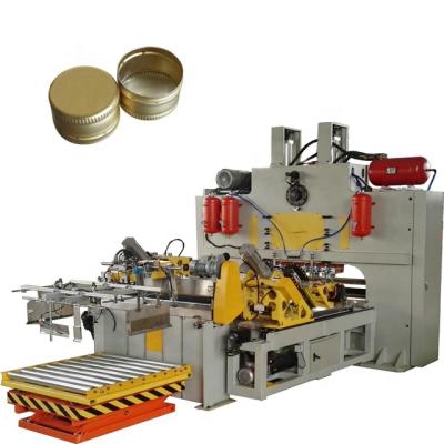 China Hot Sale Food Pile Proof Aluminum Cap Making Machine Production Line for sale