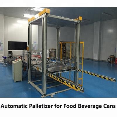 China High Speed ​​Automatic Beverage Palletizer For Empty Cans Stacking for sale