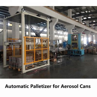 China Automatic Magnetic Beverage Palletizer Machine For Aerosol Cans Making Production Line for sale