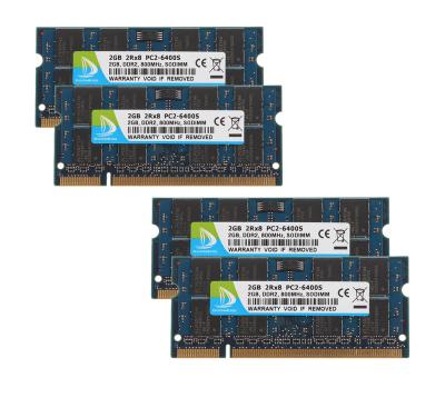 China Genuine LAPTOP capacity laptop RAM memory 2gb 4GB 8GB ddr2 with new model hot sale for sale