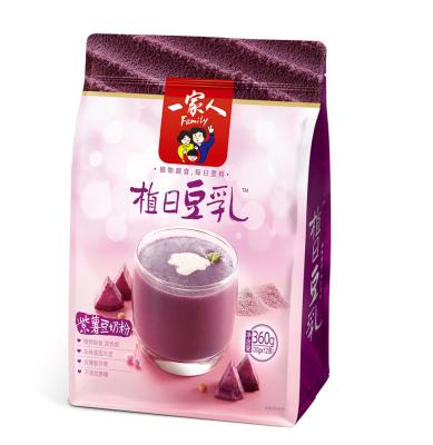 China 360g/BAG Natural Soy Milk Powder With Purple Potato Flavor Soy Bean for sale