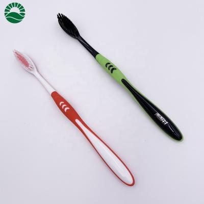 China Household Daily Use Handle Band Toothbrush Adult Plastic Toothbrush For Household for sale