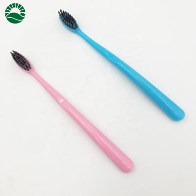 China Daily Pack 0.01mm Biodegradable Flexible Tip Filaments Dual Pack Toothbrush for sale