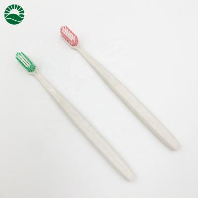 China Daily New Design Eco-Friendly PLA Natural Adult Toothbrush for sale