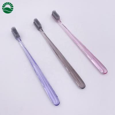 China Unbreakable Toothbrush PETG Daily Home Use Adult Toothbrush for sale