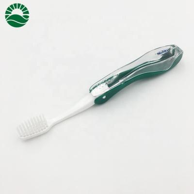 China Collapsible Folding Toothbrush Adult Soft Travel Folded Toothbrush for sale