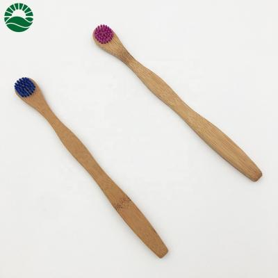 China Clean New Bamboo Wood Tongue Handle Eco Friendly Tongue Cleaner for sale