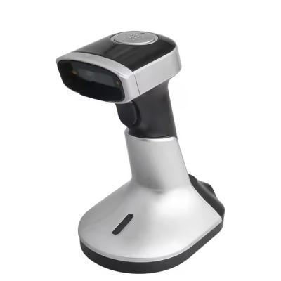 China Wireless Bluetooth Barcode Scanner For Mobile Devices 2D QR Code Reader With Charging Stand à venda