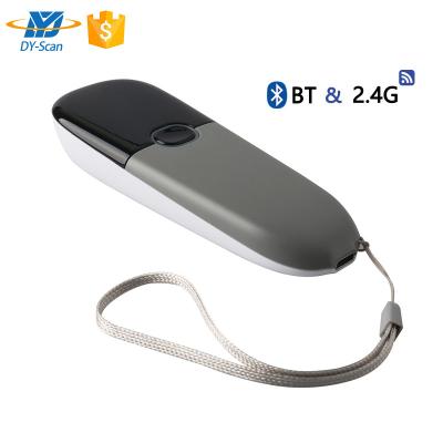 China draadloze Bluetooth de Streepjescodescanner met 32 bits van cpu, Handbediende de Streepjescodescanner van 2.4G tweede Te koop