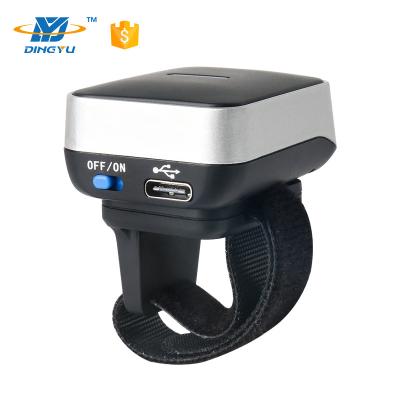 China Mini Wearable Streepjescodescanner, de 2d Cmos Bluetooth Scanner di9010-TWEEDE van de Vingerstreepjescode Te koop