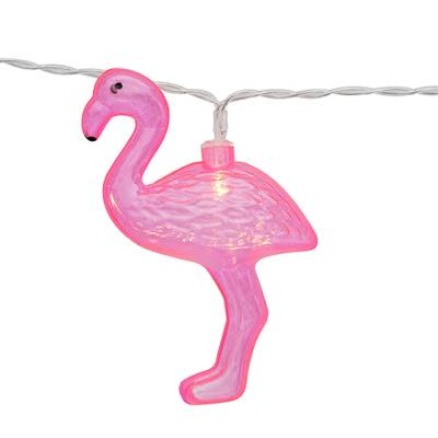 China Xmas Party Holiday Light Christmas Decoration 1.5m 10 Led Flamingo Light LED String for sale