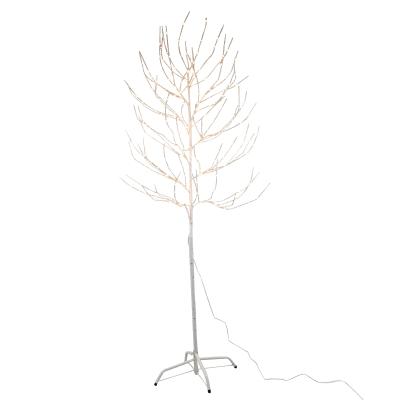 China 180cm Christmas Yard Decoration Birch Twig Outdoor Warm White Branch Artificial Led Tree Lights for sale