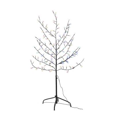 China 150cm Cherry Blossom Tree Light 150cm Christmas Decoration Cherry Blossom Branches RGB Flower Led Light Yard Lighting Artificial Twig Birch for sale