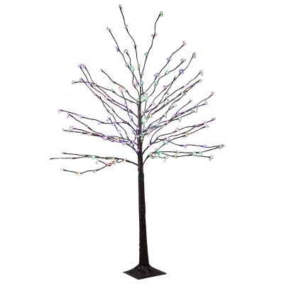 China 180cm INDOOR 168LEDs Iron Wire Battery Cable Light Outdoor Decorative Christmas Tree for sale