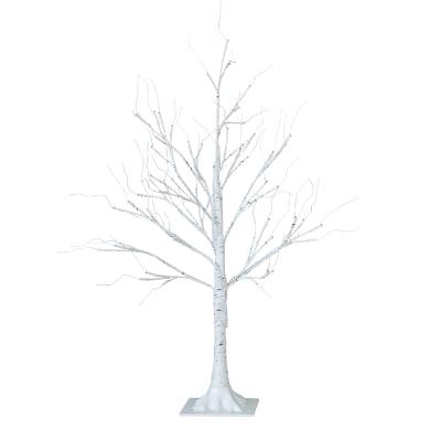 China Indoor Christmas Table Top 90cm Warm White Simulate Twig Decoration Branch Led Birch Tree Lights for sale