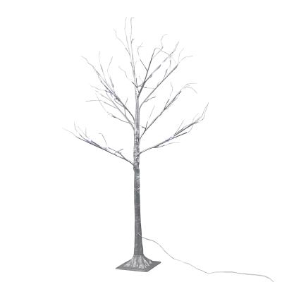 China 120cm Silver Birch Tree Light 120cm Outdoor Indoor Indoor Decoration Led Trunk Silver Birch Tree Twig Branches Artificial Christmas Light for sale