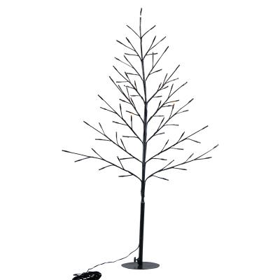 China Warm White Led Christmas Twig Birch Tree Yard Light 100cm Outdoor Artificial Birch Tree Branch Display Decoration for sale