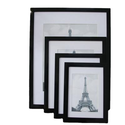 China Modern Stylish Factory Best Price A1,A2,A3,A4,A5,4x6,5x7,6x8,8x10,11x14,12x16 Black White Wood Picture Photo Frame for sale