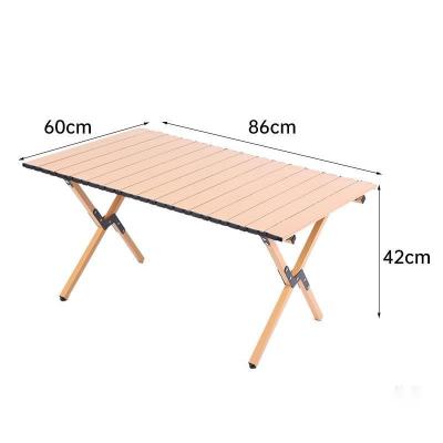 China PANEL ZF-T002 Multy Size Picnic  Aluminium Camping Folding Table Aluminum Table with Storage Bag easy set up for sale