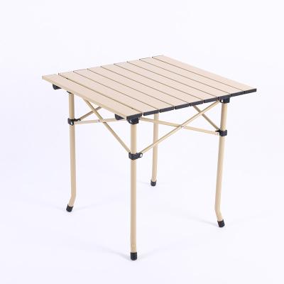 China Modern High Quality Resin Camping Indoor Outdoor Events Metal Frame Stable Scratch-resistant Round Folding Table for sale