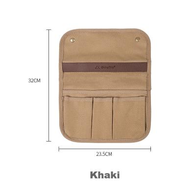 China Fabric Outdoor Camping Kermit Chair armrest Hanging Bag Side Multifunctional Storage Bag Outdoor Fishing Kermit Beach Arm Chair Table for sale