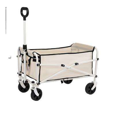 China Shopping Shopping Beach Garden Pull Trolley Collapsible Folding Outdoor Portable Utility Cart Heavy Duty Large Capacity Foldable WagonPop for sale