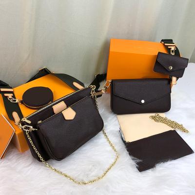 China High Quality Brand Bags 3 in 1 Purses Handbags and Handbags Sets High Quality Designer Handbags Famous Brands Luxury Handbags for Women for sale