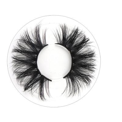 China Natural Effect 100% Siberian 3D Mink Fur 5D 25mm Mink Eyelash Soft Natural Cruelty Free for sale