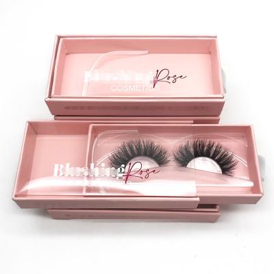 China Recycled Materials Customized Empty Eyelash Packaging With Full Strip Lashes Mink Fluffy Luxury Eyelashes for sale