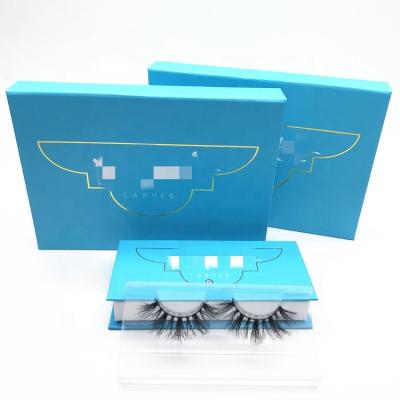 China Recycled Materials Packbond Brand Mink Lashes Boxes Private Label Eyelash Packaging 3D Lashes Boxes for sale